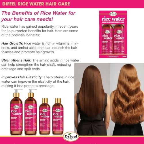 DIFEEL RICE WATER SHAMPOO 12 OZ