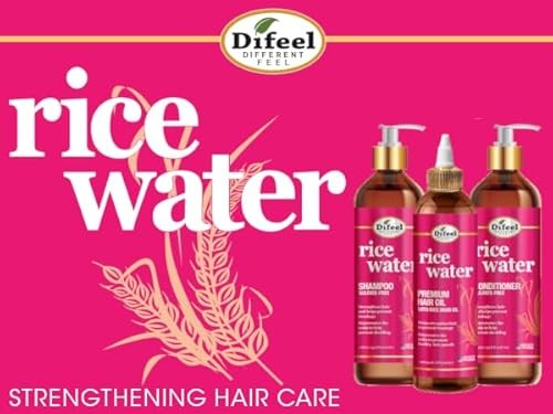 DIFEEL RICE WATER SHAMPOO 12 OZ
