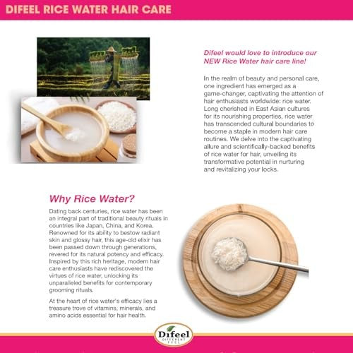 HAIR MASK RICE WATER 12 OZ