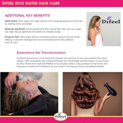 HAIR MASK RICE WATER 12 OZ