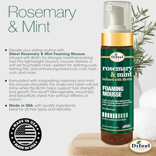 ROSEMARY MINT MOUSSE 8 OZ