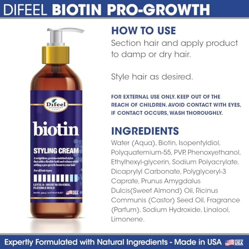 BIOTIN STYLING CREAM 12 OZ