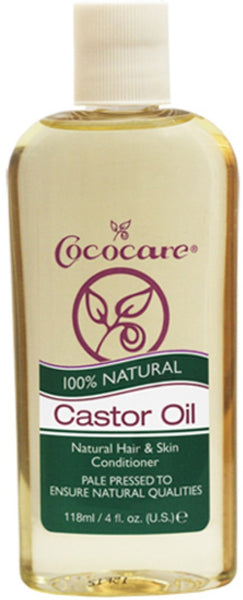 100% NAT CASTOR OIL 4 OZ