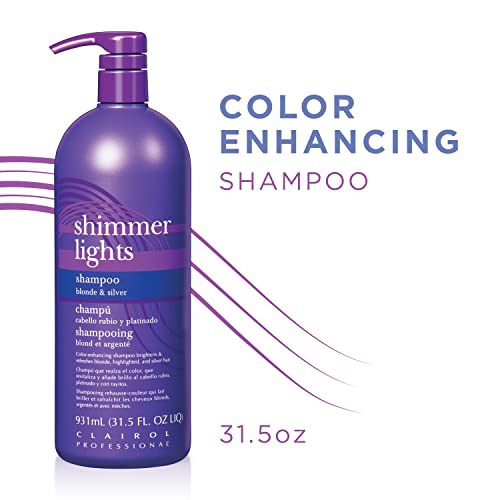 CLAIROL SHIMMER LIGHTS SHAMPOO 31.5 OZ
