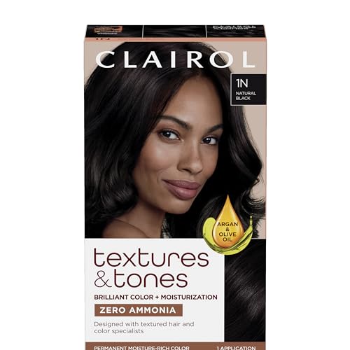 CLAIROL TEXTURES &TONES [#1N NATURAL BLACK]