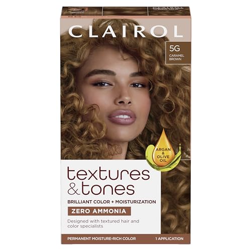 CLAIROL TEXTURES &TONES [#5G CARAMEL BROWN]