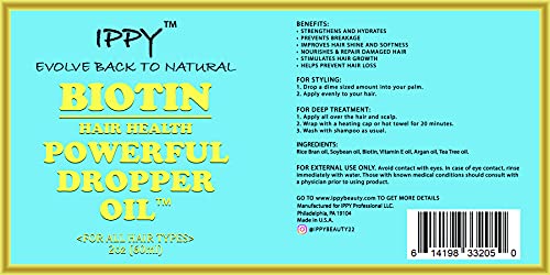 OIL DROPPER BIOTIN 2 OZ