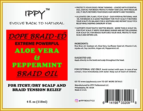 DOPE ALOE/PEPT BRAID OIL 4