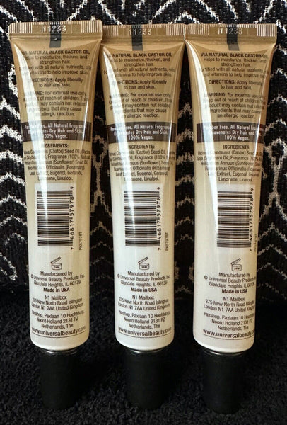 VIA NATURAL OIL - BLACK CASTOR OIL 1.5OZ