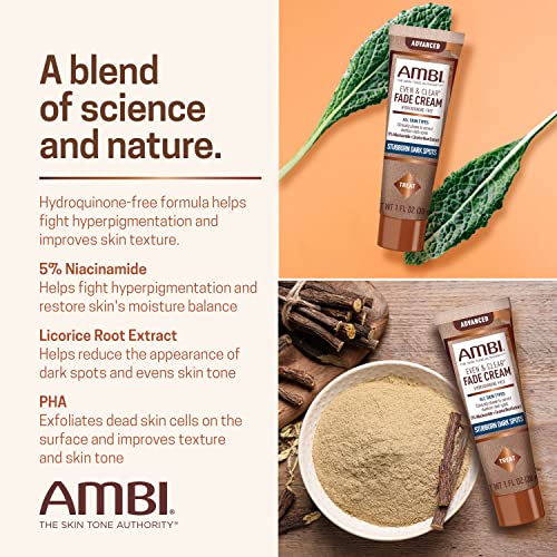 AMBI ADVANCED EVEN & FADE FACE CREAM