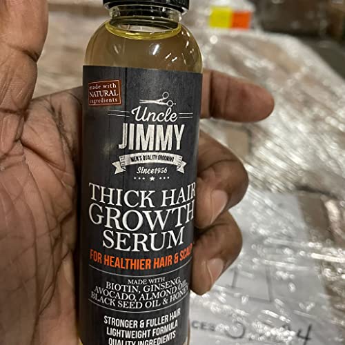 UNCLE JIMMY THICK HAIR GROWTH SERUM 4oz
