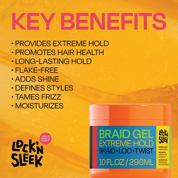 SLEEK BRAID GEL 10 OZ