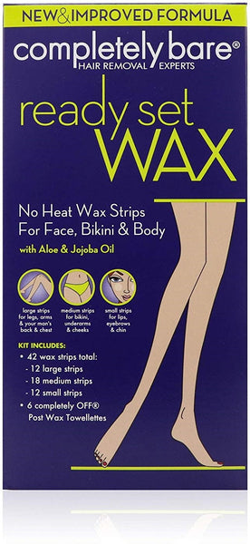 COMP BARE WAX STRIPS FACE&BDY42