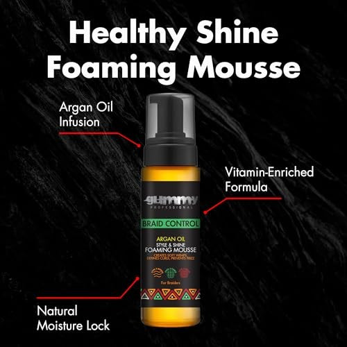 BRAID CONTROL FOAMINGMOUSSE ARGAN 6.76 OZ